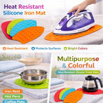 Silicon Iron Mat | Heat-Resistant Iron Pad For Flat Irons & Ironing Boards | Multipurpose Silicone Iron Matn Mat | Home & Kitchen Item