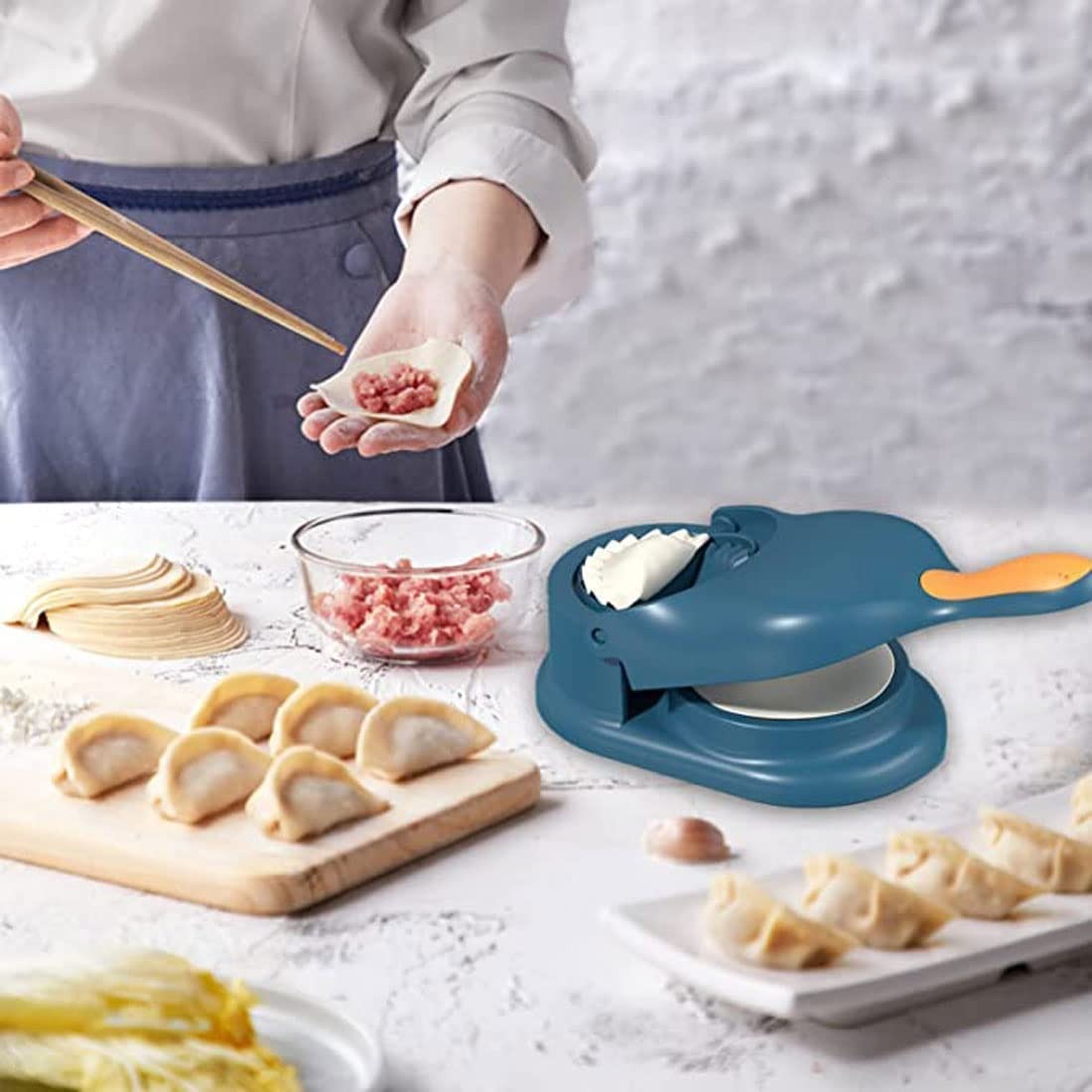Dumpling Maker Kitchen Press Mold Tool For Perfectly Shaped Dumplings At Home