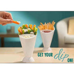 French Fries Cup potato Fries Holder with ketchup Holder for Sauce