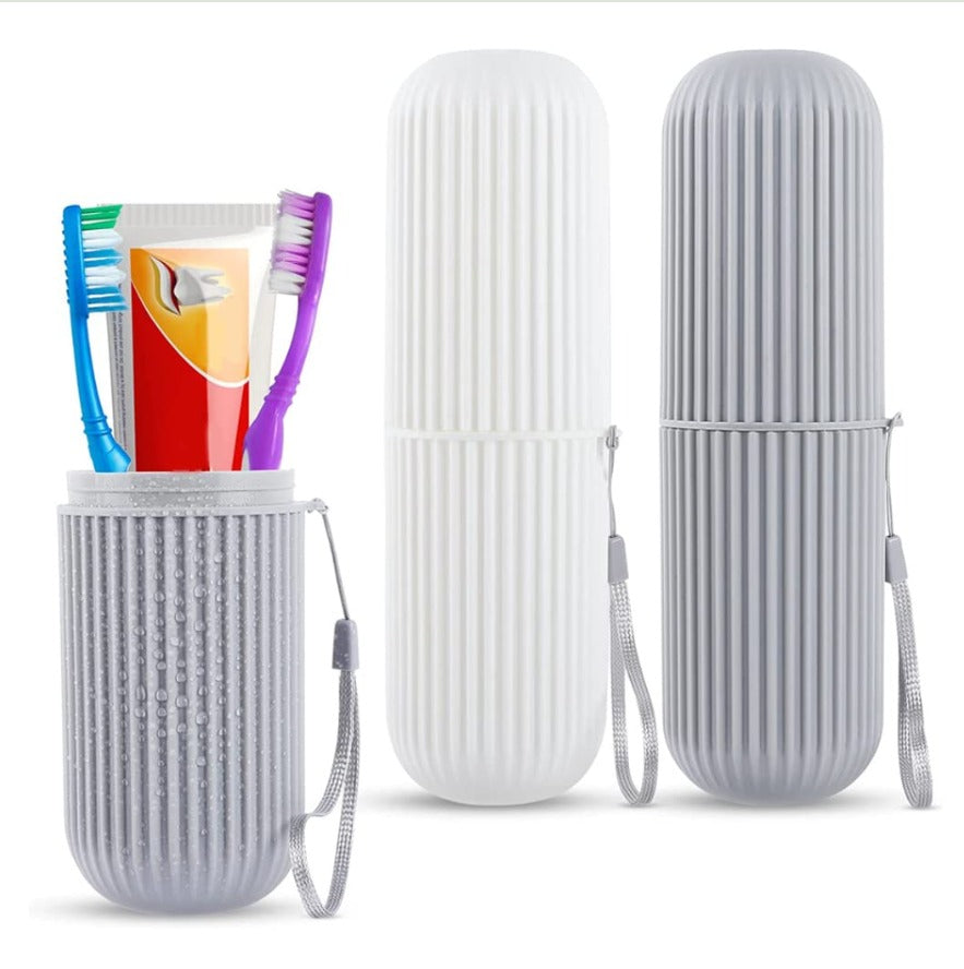 Portable Toothbrush Holder Case Toothpaste Storage Cup Household Travel