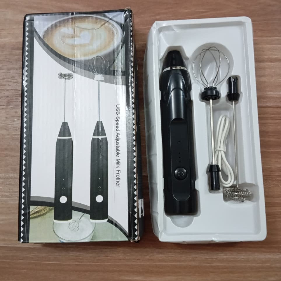 2 In 1 Electric Coffee Beater- USB Electric Rechargeable Kitchen Tool For Versatile Mixing