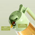 2-In-1 Oil Sprayer Bottle For Kitchen - Cooking Oil Dispensing And Food Preparation Routine